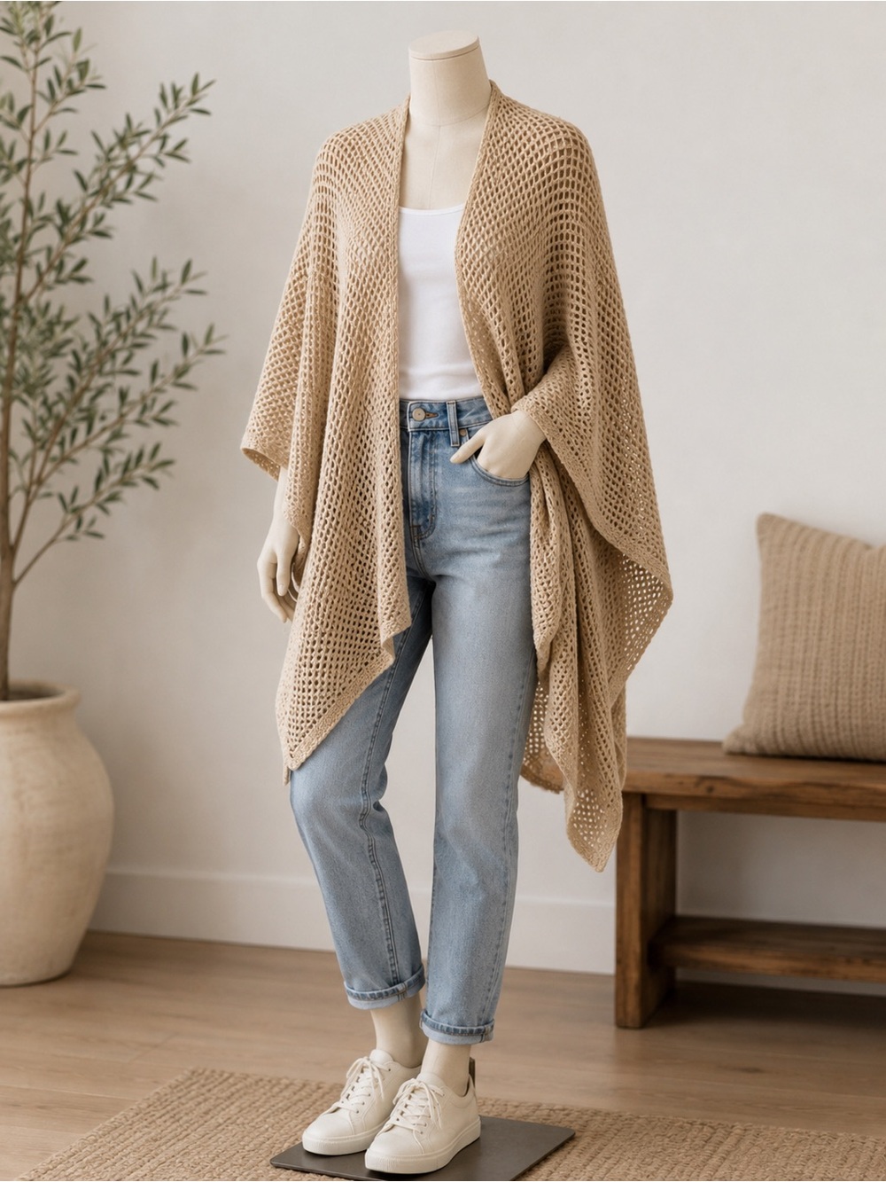 Cece Crochet Poncho by Pretty Simple